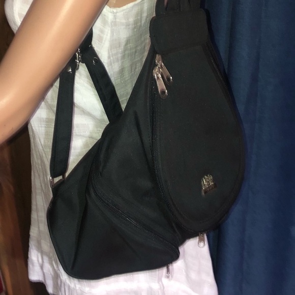 M&R Paris Black Backpack Purse main image 4